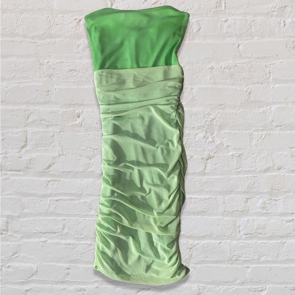 Zara Green Tulle Dress - Picture 4 of 6